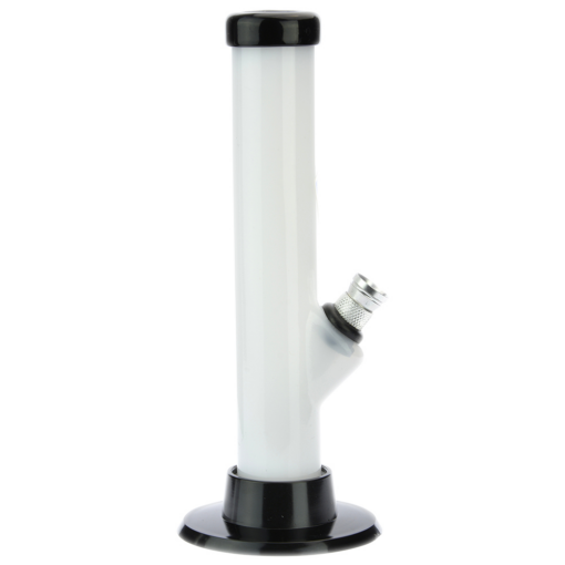 Shop Acrylic Straight Tube Mini Bong with Carb Hole in australian