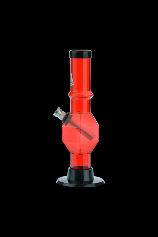 Shop Acrylic Straight Tube Bubble Base Mini Bong with Maria in australian