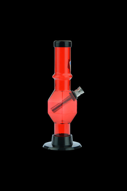 Shop Acrylic Straight Tube Bubble Base Mini Bong with Maria in australian