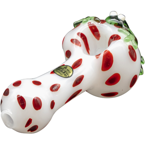 Shop LA Pipes "Spotted Poison Frog" Spoon Glass Pipe in australian