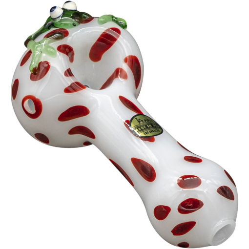 Shop LA Pipes "Spotted Poison Frog" Spoon Glass Pipe in australian