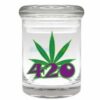 Shop Leaf Printed Stash Jar for 1/8 oz in australian