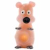 Shop LA Pipes Borosilicate Glass Little Piggy Hand Pipe - Tan/Pink in australian