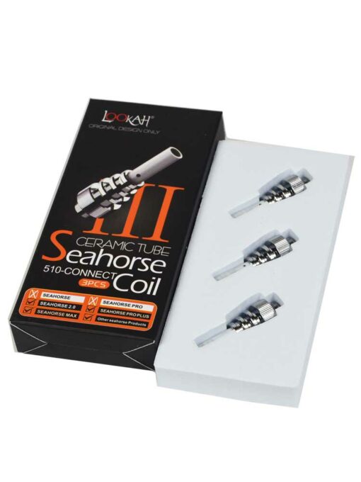 Shop Lookah Seahorse Coil III - Ceramic Tube 510 Thread Coil (3pcs) in australian