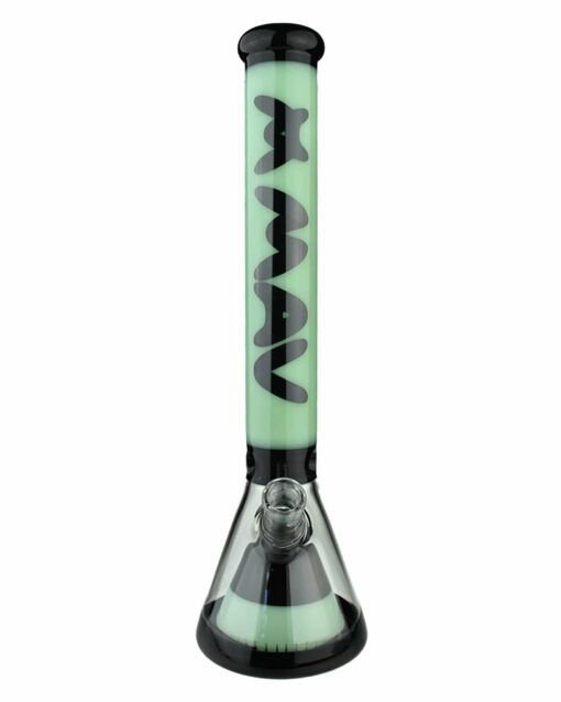 Shop MAV Glass Manhattan Pyramid Perc Beaker Bong in australian