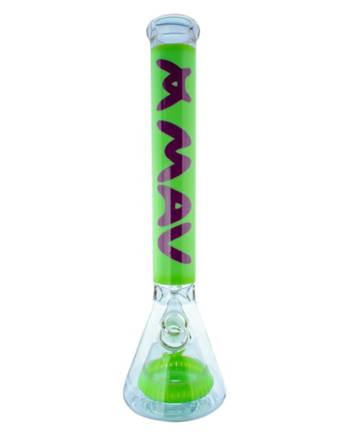 Shop MAV Glass Manhattan Pyramid Perc Beaker Bong in australian