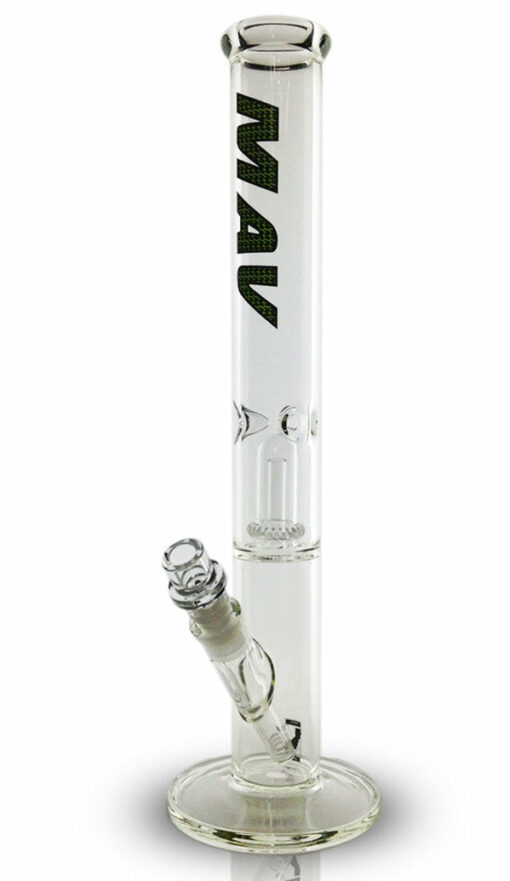 Shop MAV Glass Maverick Glass - Straight Tube With Showerhead Perc 18'' in australian