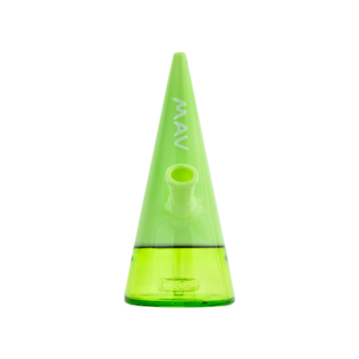 Shop MAV Glass Beacon 7" Triangle Bong w/ Slitted Puck Diffuser & Vibrant Colors in australian