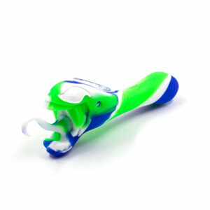 Shop Venomous Silicone Pipe - Blue White Green in australian