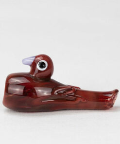 Shop Glass Pipe- Red/Brown Duck #27 in australian