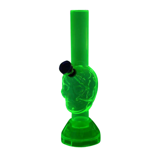 Shop Mini Acrylic Skull Water Pipe with Built in Grinder Base in australian