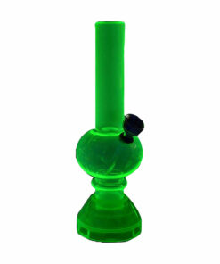 Shop Mini Acrylic Water Pipe with Built in Grinder Base in australian