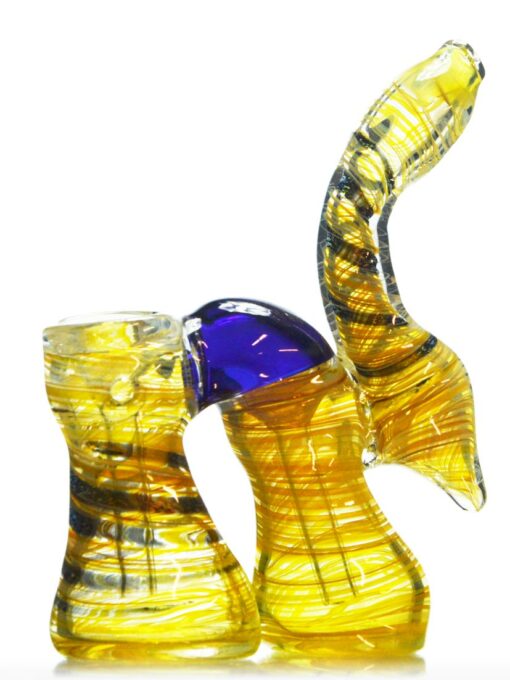 Shop 4" Mini Yellow Double Bubbler in australian