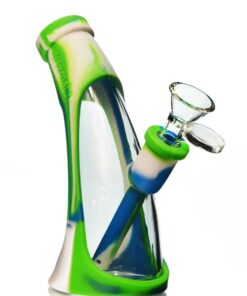 Shop Waxmaid Mini Horn Silicone Glass Bubbler Bong in australian