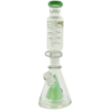 Shop MAV Glass 10.5" Beaker Bong with Freezable Glycerin Coil & Pyramid Perc in australian