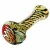 Shop Multicolor Glass Spoon Pipe with Twists in australian