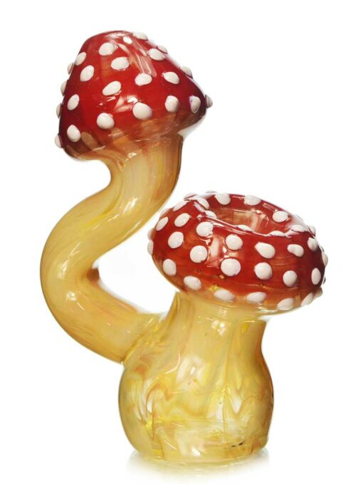 Shop Mushroom Glass Bubbler in australian