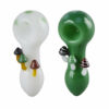 Shop Mushroom Spoon Hand Pipe - 4" Borosilicate Glass in australian