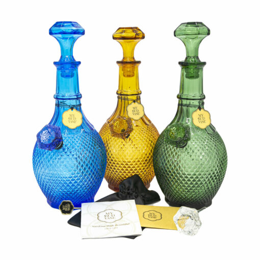 Shop My Bud Vase "Jewel" Elegant 12.5" Glass Bong with Poker in australian