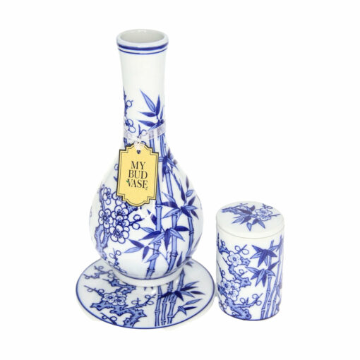 Shop My Bud Vase Luxury "Luck" Oriental Art Bong - Handmade Porcelain in australian