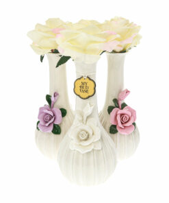 Shop My Bud Vase "Rose" Porcelain Bong - Vintage Elegance in Pink/Ivory in australian