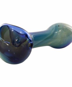 Shop LA Pipes Cosmic Nebula Glass Spoon Pipe - Durable Borosilicate Art Piece in australian