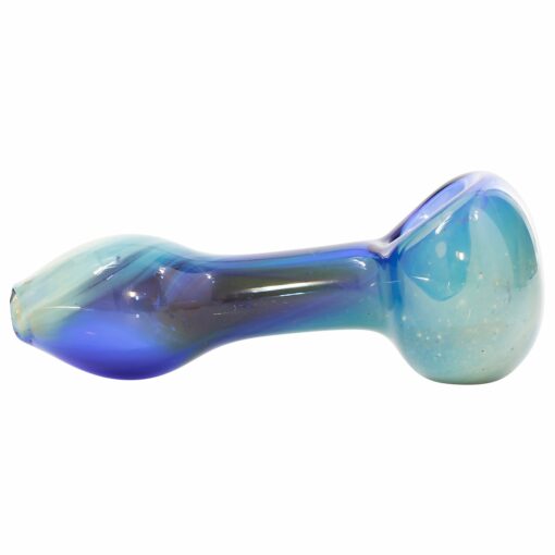 Shop LA Pipes Cosmic Nebula Glass Spoon Pipe - Durable Borosilicate Art Piece in australian