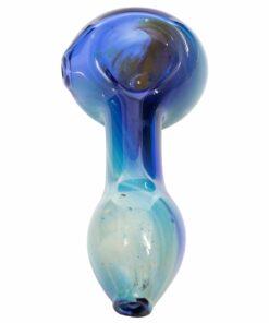 Shop LA Pipes Cosmic Nebula Glass Spoon Pipe - Durable Borosilicate Art Piece in australian