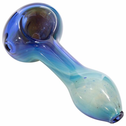 Shop LA Pipes Cosmic Nebula Glass Spoon Pipe - Durable Borosilicate Art Piece in australian