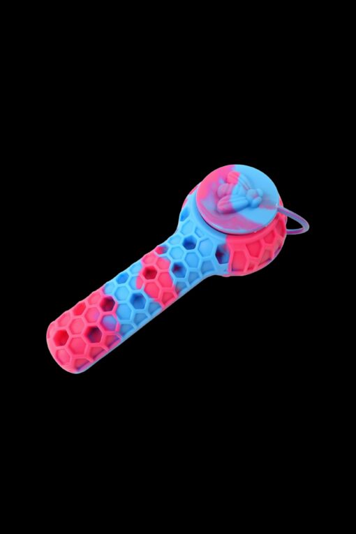 Shop Cloud 8 Silicone 2 in 1 Honey Bee Hand Pipe & Vapor Straw in australian