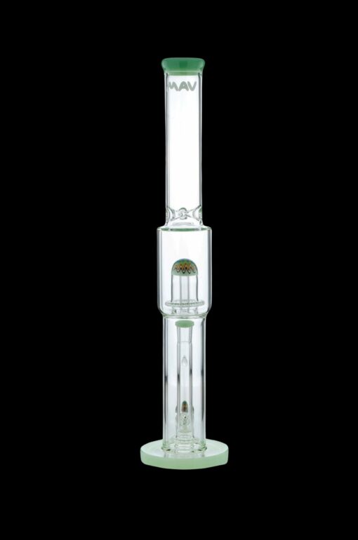 Shop MAV Glass Wig Wag Reversal Double UFO Straight Tube in australian