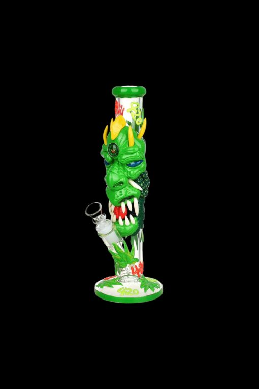 Shop 420 Dragon Glow in the Dark Tube Water Pipe in australian