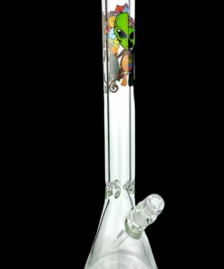 Shop AFM Glass Skeletal Clear 9mm Glass Beaker Bong in australian