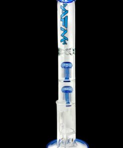 Shop AFM Glass Ripper Double Arm Perc Glass Straight Tube Bong in australian