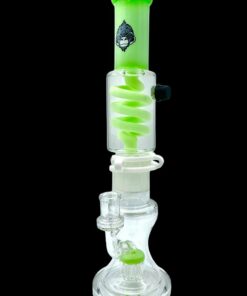 Shop AFM Glass Tree Perc Glass Freezable Coil Beaker Bong in australian