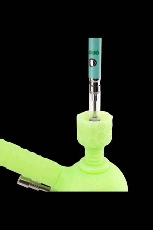 Shop Ooze Blaster Silicone Glass 4-in-1 Hybrid Water Pipe and Dab Straw in australian
