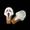 Shop Cloud 8 Ghost Face Ice Cream Silicone Hand Pipe in australian