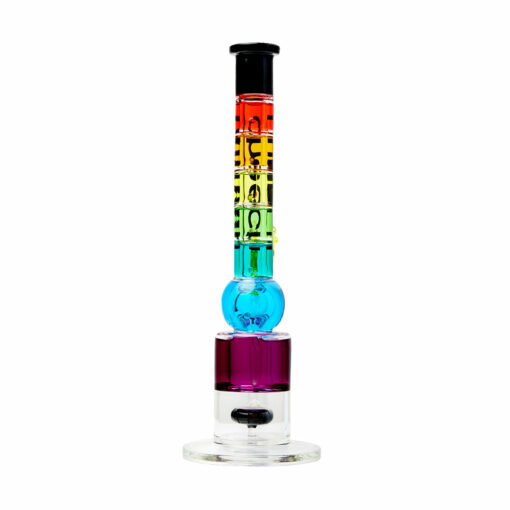 Shop Cheech Glass 18" Rainbow Glycerin Water Pipe in australian