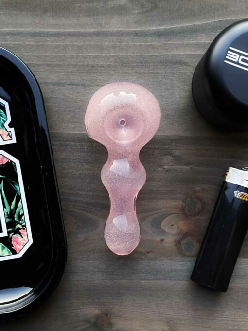Shop Pearl Pink Glass Pipe in australian
