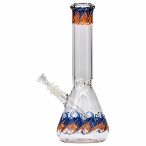 Shop LA Pipes "Phoenix Rising" Color Wrapped Beaker Bong in australian