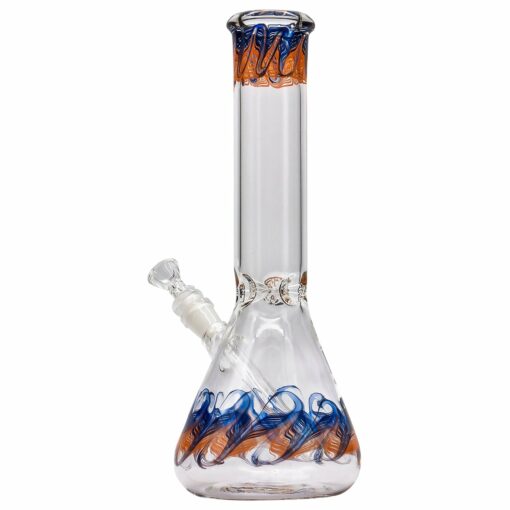 Shop LA Pipes "Phoenix Rising" Color Wrapped Beaker Bong in australian