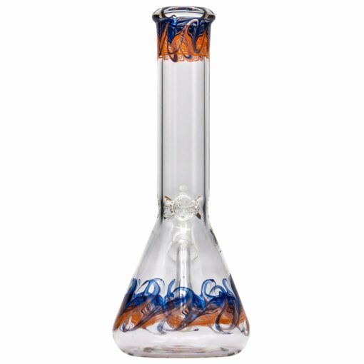 Shop LA Pipes "Phoenix Rising" Color Wrapped Beaker Bong in australian