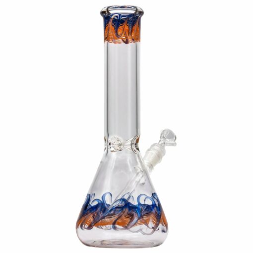 Shop LA Pipes "Phoenix Rising" Color Wrapped Beaker Bong in australian