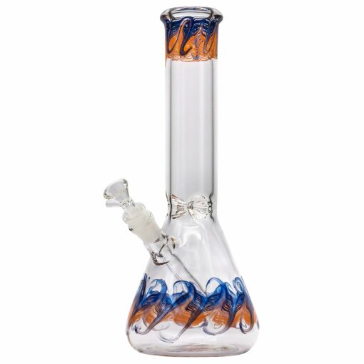 Shop LA Pipes "Phoenix Rising" Color Wrapped Beaker Bong in australian