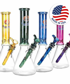 Shop Phoenix Rising Metallic Top Beaker Water Pipe | 12