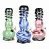 Shop Phunky Fumed Striped Soft Glass Water Pipe - 8.5 Inches in australian