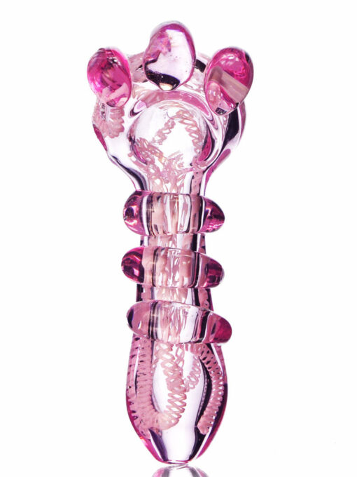 Shop 5" Pink Swirl Glass Pipe in australian