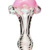 Shop Pink Double Blown Glass Pipe in australian