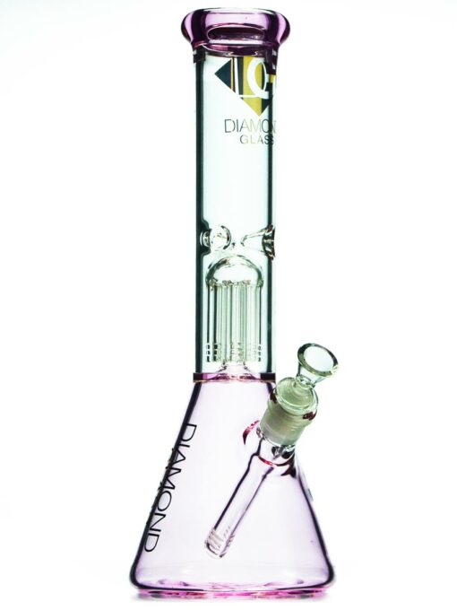 Shop 13” Pink Beaker Waterpipe With Tree Perc in australian