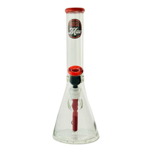 Shop 15" x 9mm Chiquita Accented Beaker Bong in australian